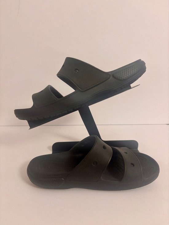 CROCS Shoes - Crocs Classic 2 Strap Sandals Black Unisex M5 W7